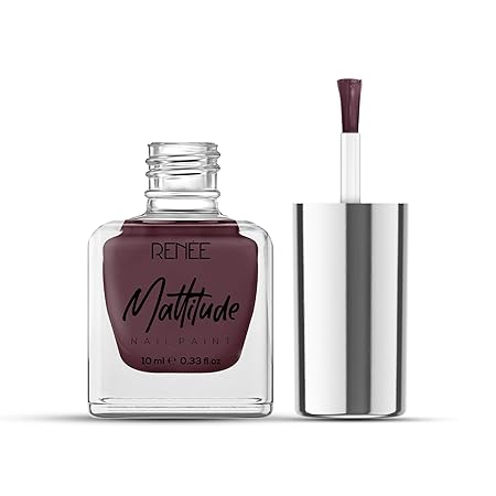 Renee Mattitude Nail Paint- Rosewood Pink|10 ml|MRP 149