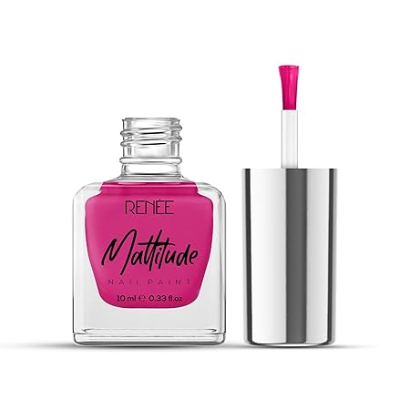 Renee Mattitude Nail Paint- Fuchsia Pink|10 ml|MRP 149