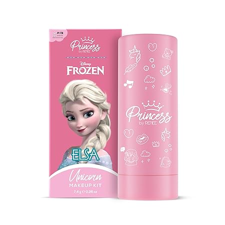 Princess By Renee Disnep Frozen Cosmetics ELSA Unicorn Makeup Kit|7.4 gms|MRP 950