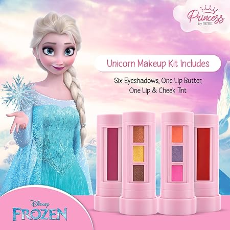 Princess By Renee Disnep Frozen Cosmetics ELSA Unicorn Makeup Kit|7.4 gms|MRP 950
