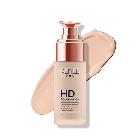 Renee PRO HD Foundation - Sandal|30 ml|MRP 1050