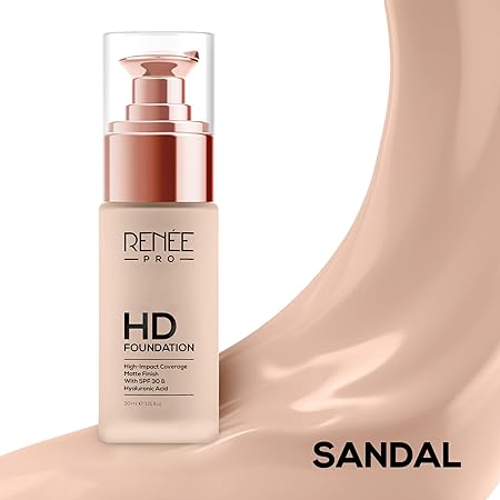 Renee PRO HD Foundation - Sandal|30 ml|MRP 1050