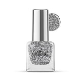 Renee Glitterati Nail Paint - Silver Flake|10 ml|MRP 149