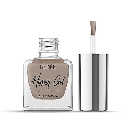 Renee Hyper Gel Nail Paint- Hazy Grey|10 ml|MRP 149