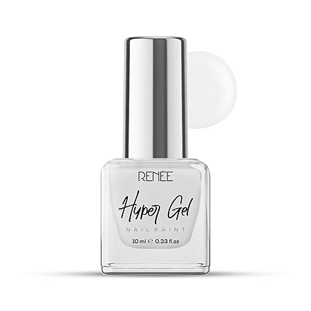 Renee Hyper Gel Nail Paint - Ivory White|10 ml|MRP 149