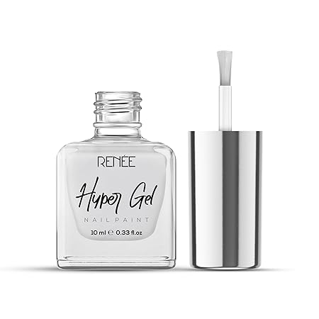 Renee Hyper Gel Nail Paint - Ivory White|10 ml|MRP 149