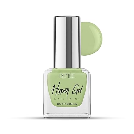 Renee Hyper Gel Nail Paint - Pistachio Green|10 ml|MRP 149