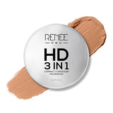 Renee Pro HD 3-IN-1 Compact - Miel|9 gms|MRP 650