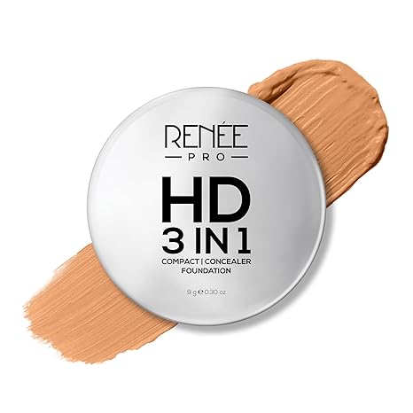 Renee Pro HD 3-IN-1 Compact - Soie|9 gms|MRP 650