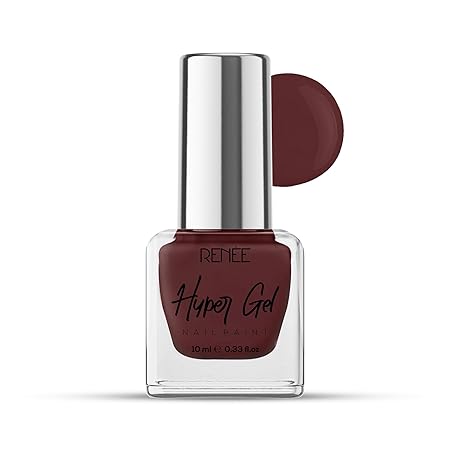 Renee Hyper Gel Nail Paint - Merlot Maroon|10 ml|MRP 149