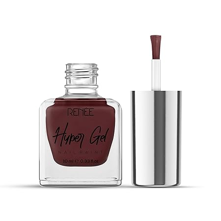 Renee Hyper Gel Nail Paint - Merlot Maroon|10 ml|MRP 149