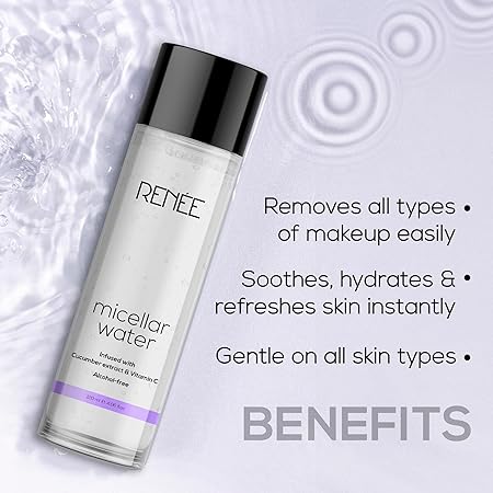 Renee Micellar Water- Effortless Makeup Removal|120 ml|MRP 350