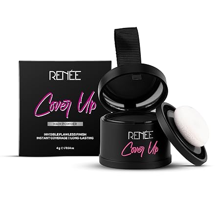 Renee Cover-Up Hair Powder - Black |4 gms|MRP 750