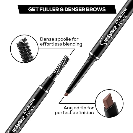 Renee Superdense Eyebrow Pencil - Brown|0.4 gms|MRP 450