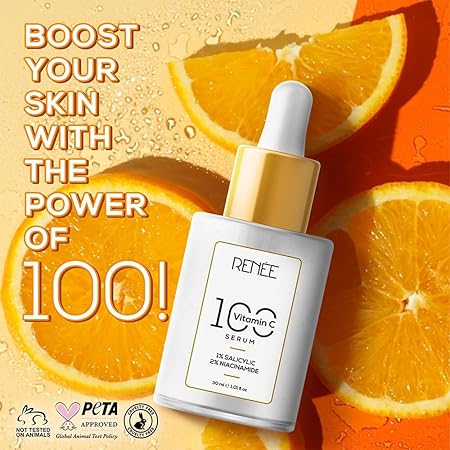 Renee Vitamin C, Salicylic & Niacinamide Serum|30 ml|MRP 550
