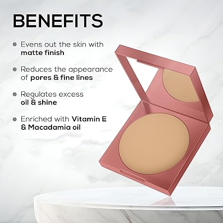 Renee PRO Power Puff Compact Powder - 070 Celebrate|9 gms|MRP 699