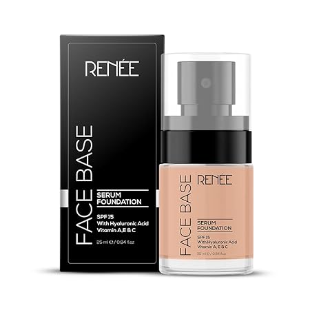 Renee Face Base Serum Foundation - 08 Posh|25 ml|MRP 650