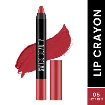 Swiss Beauty Stay On Matte 05 Hot Red|3.5 gms|MRP 299