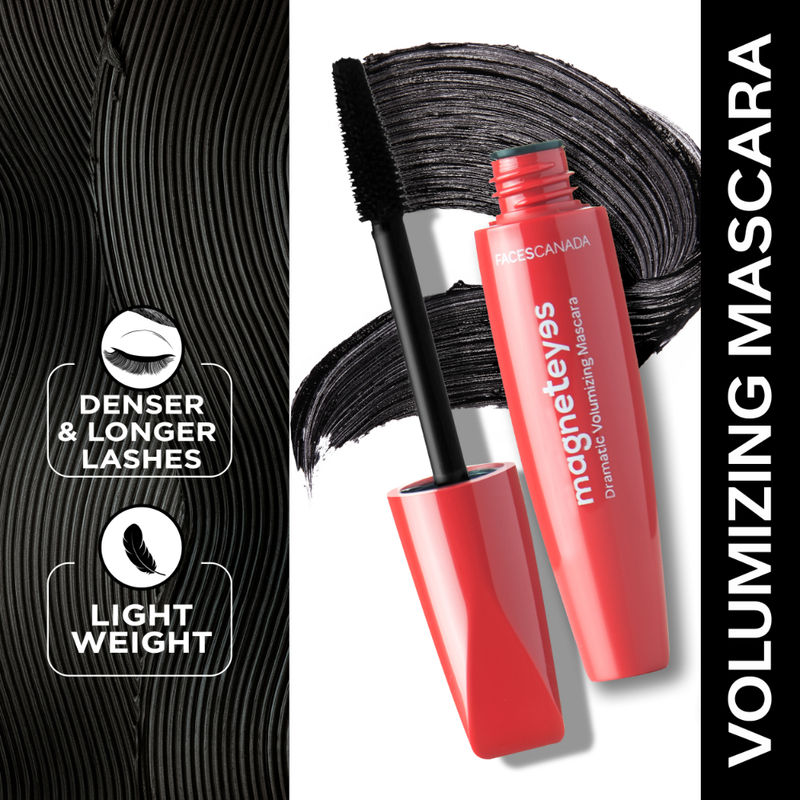 Faces Canada Magneteyes Dramatic Volumizing Mascara � Black|9.5 ml|MRP 449