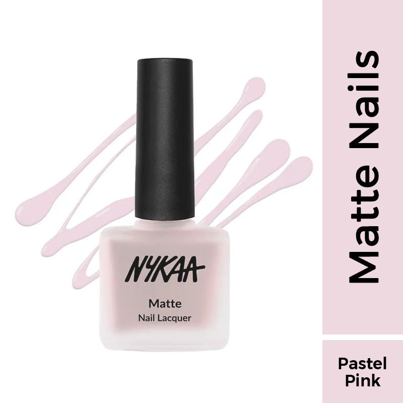 Nykaa Matte Nail Lacquer - Pink Meringue 28|9 ml|MRP 229