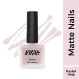 Nykaa Matte Nail Lacquer - Pink Meringue 28|9 ml|MRP 229