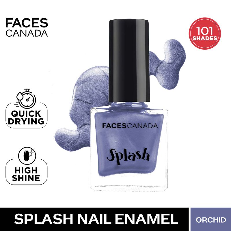 Faces Canada Splash Nail Enamel � 155 Orchid|8 ml|MRP 129