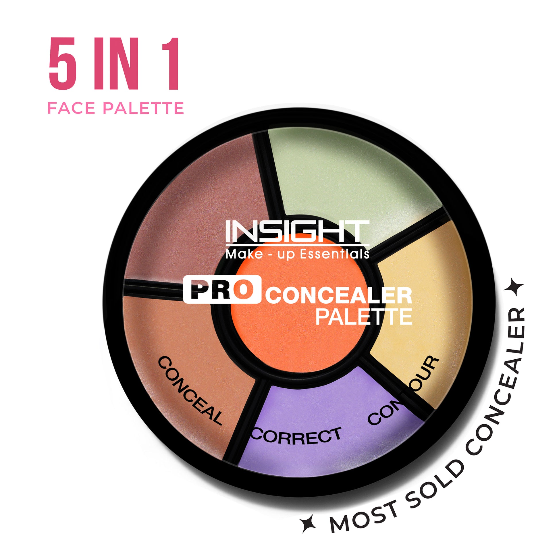 Insight Pro Concealer Palette - Corrector|15 gms|MRP 240