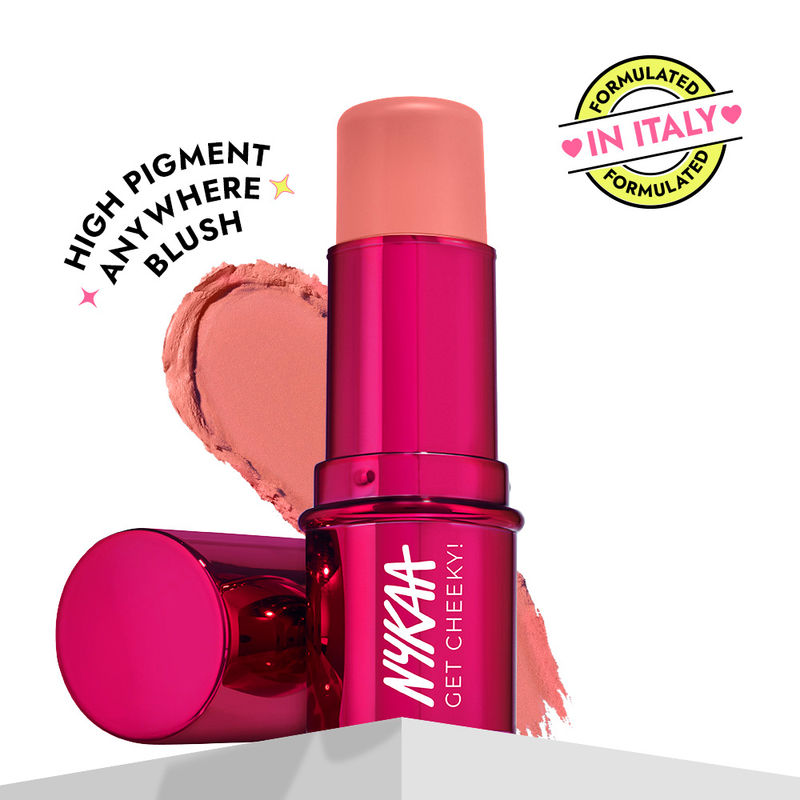 Nykaa Get Cheeky Blush Stick - Flirty Peach|7.5 gms|MRP 599