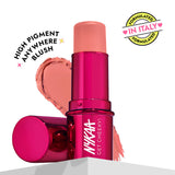 Nykaa Get Cheeky Blush Stick - Flirty Peach|7.5 gms|MRP 599