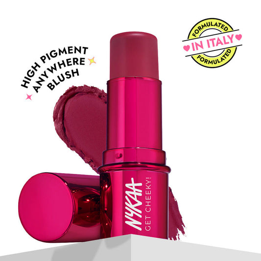 Nykaa Get Cheeky Blush Stick - Berry Cute|7.5 gms|MRP 599