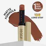 Nykaa Matte to Last No Transfer Long Lasting Lipstick - Chai|3.5 gms|MRP 599