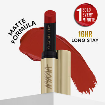 Nykaa Matte to Last No Transfer Long Lasting Lipstick - Maharani|3.5 gms|MRP 599