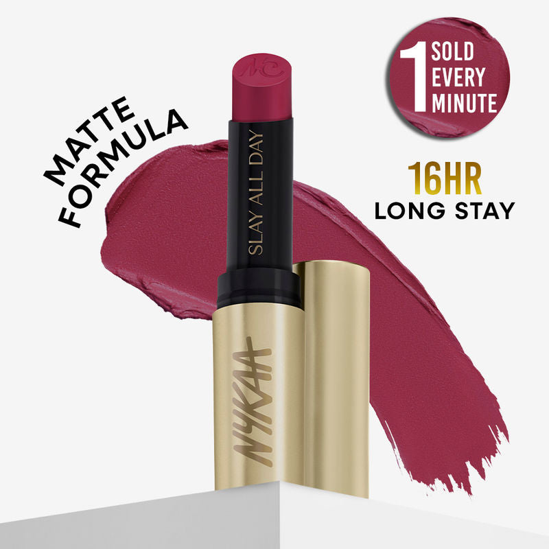 Nykaa Matte to Last No Transfer Long Lasting Lipstick - Boho|3.5 gms|MRP 599