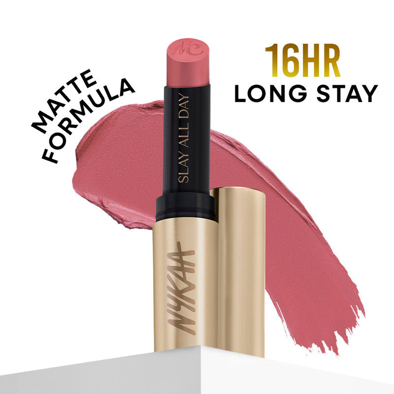 Nykaa Matte to Last No Transfer Long Lasting Lipstick - Janvi|3.5 gms|MRP 599