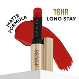 Nykaa Matte to Last No Transfer Long Lasting Lipstick - MumTaj|3.5 gms|MRP 599
