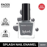 Faces Canada Splash Nail Enamel � 142 Ebony |8 ml|MRP 129