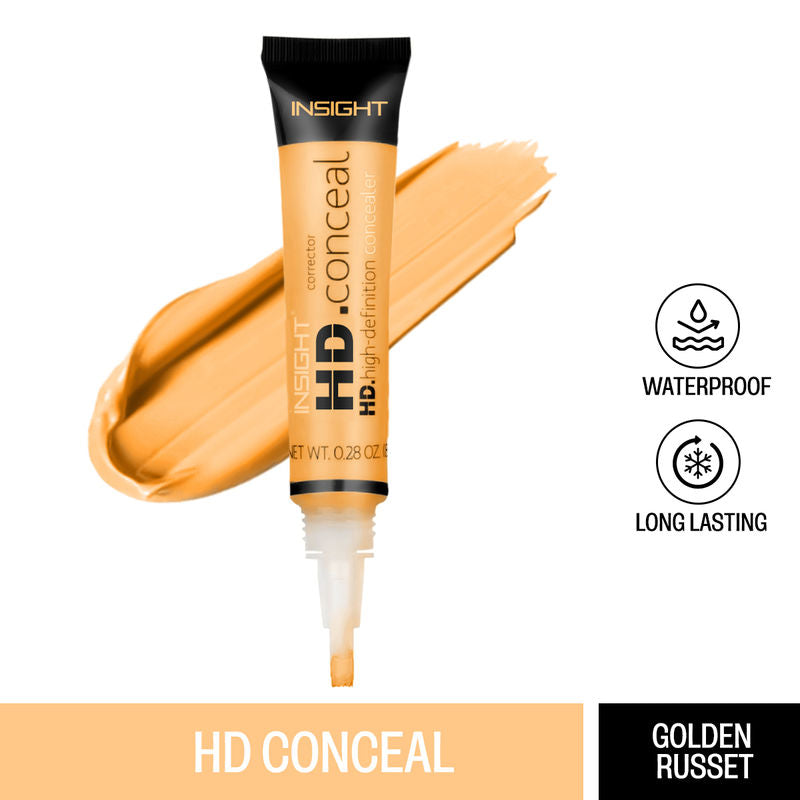 Insight Cosmetics HD Concealer- 07 Golden Russet|8 gms|MRP 225