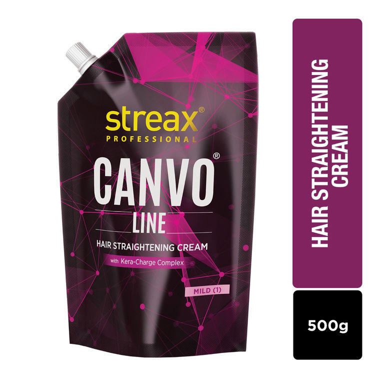 Streax Pro Hair Straightening Cream, Mild|500 ml|MRP 825