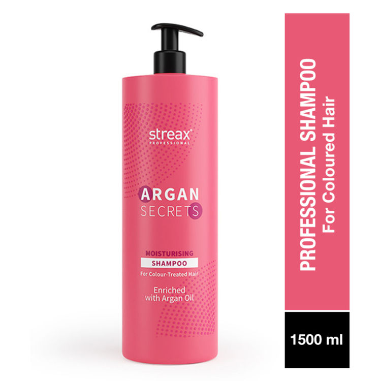 Streax Professional Argan Secrets Colour Protect Shampoo |1500 ml|MRP 1150