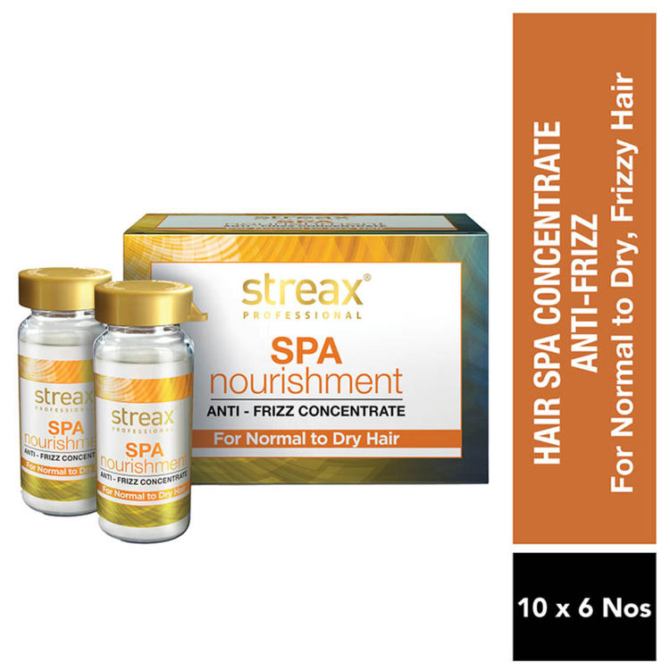 Streax Professional Spa Nourishment Anti Frizz Concentrate|60 ml|MRP 450
