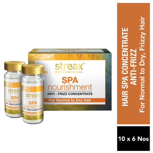 Streax Professional Spa Nourishment Anti Frizz Concentrate|60 ml|MRP 450
