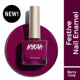 Nykaa Creme Nail Enamel - Berry Cosy 451|9 ml|MRP 229
