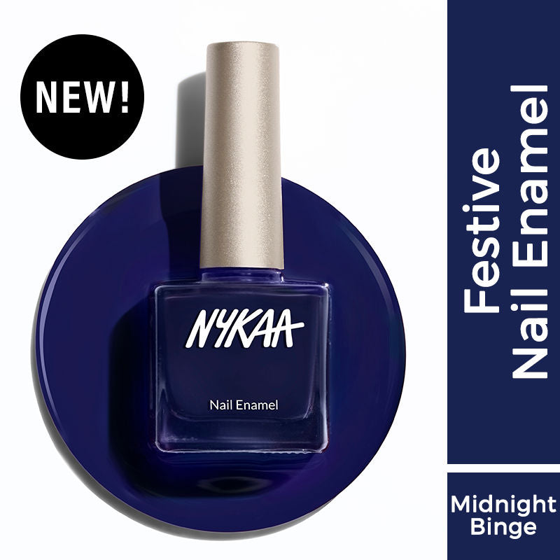 Nykaa Creme Nail Enamel - Midnight Binge 453|9 ml|MRP 229
