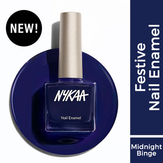 Nykaa Creme Nail Enamel - Midnight Binge 453|9 ml|MRP 229