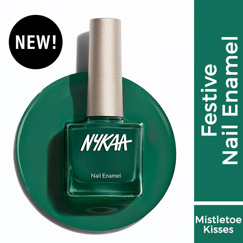 Nykaa Creme Nail Enamel - Mistletoe Kisses 454|9 ml|MRP 229