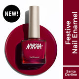 Nykaa Creme Nail Enamel - Santa Darlin 455|9 ml|MRP 229