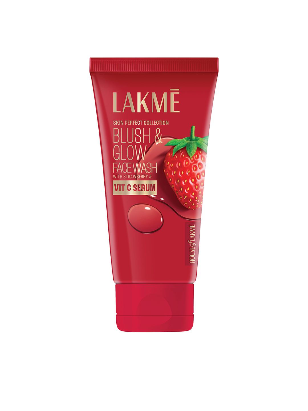 Lakme Blush & Glow Strawberry Freshness Gel Face Wash|50 gms|MRP 125