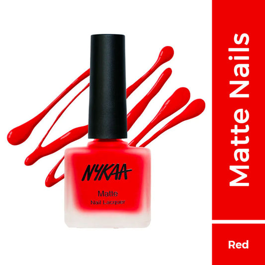 Nykaa Matte Nail Enamel Polish - Raspberry Tart 109|9 ml|MRP 229