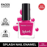 Faces Canada Splash Nail Enamel � 21 Pink Flamenco|8 ml|MRP 129