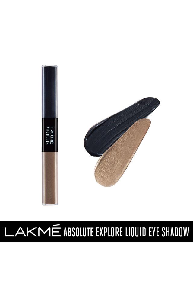 Lakme Absolute Explore Liquid Eye Shadow - Cashmere Love & Diamond Black|10 ml|MRP 700